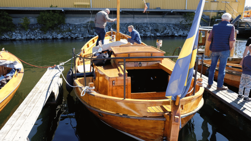 Veteranbåtsfestivalen 2020 — Foto: Pierre Dunbar (Christer Sigrand när Pierre är med på bilden)